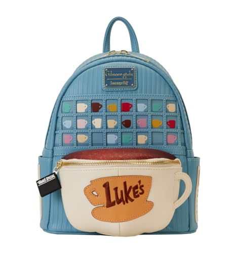 Loungefly Gilmore Mädchen Lukes Diner, gewölbte Kaffeetasse, Kinder-Mini-Rucksack, mehrfarbig von Loungefly