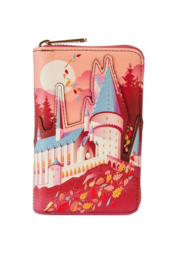 Loungefly Harry Potter Hogwarts Fall Zip Around Wallet | Harry Potter Wallets, Pink, Einheitsgröße, Geldbörse von Loungefly