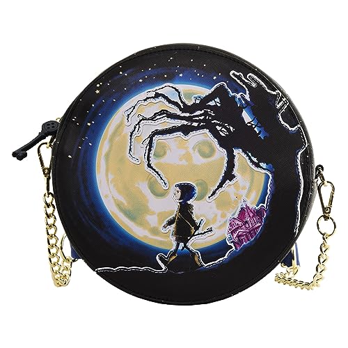 Loungefly Laika Coraline Moon Crossbody Geldbörse, Mehrfarbig/Meereswellen (Ocean Tides), Einheitsgröße von Loungefly