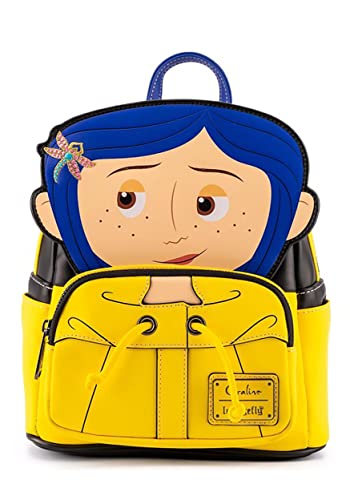 Loungefly Laika Coraline Raincoat Cosplay Womens Double Strap Shoulder Bag Purse, COBK0012, Einheitsgröße, Multi von Loungefly