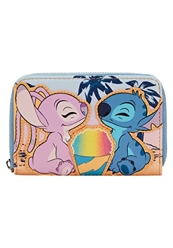 Loungefly Lilo and Stitch Snow Cone Date Night Wallet, Mehrfarbig, Bifold, Einheitsgröße von Loungefly