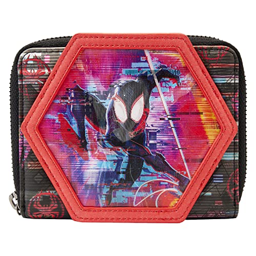 Loungefly: Marvel - Across The Spiderverse Lenticular Zip Around Wallet von Loungefly