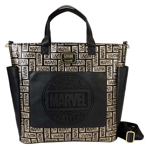 Loungefly Marvel Logo Convertible Rucksack & Tragetasche von Loungefly