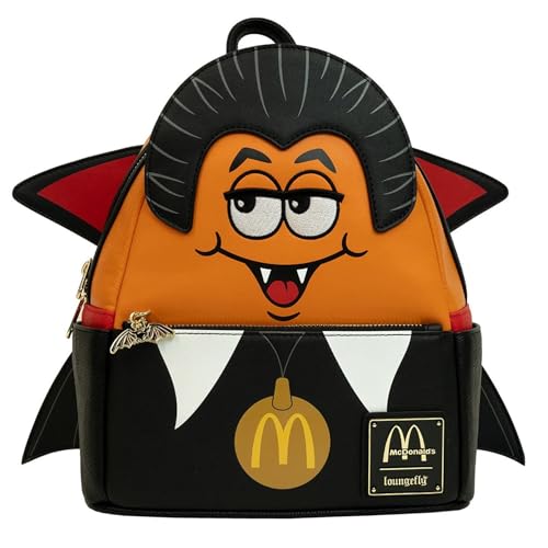 Loungefly McDonalds Vampire McNugget Cosplay Damen Rucksack, Mehrfarbig, Einheitsgröße, Loungefly Mcdonalds Vampire Mcnugget Cosplay Mini Rucksack von Loungefly