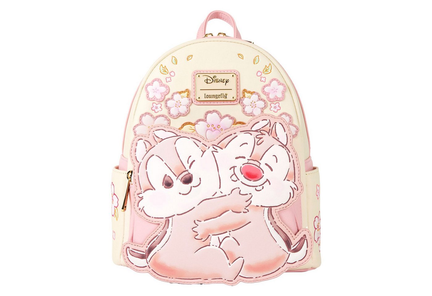 Loungefly Minirucksack Disney by Loungefly Rucksack Mini Chip and Dale (1-tlg), hochwertig und detailliert von Loungefly