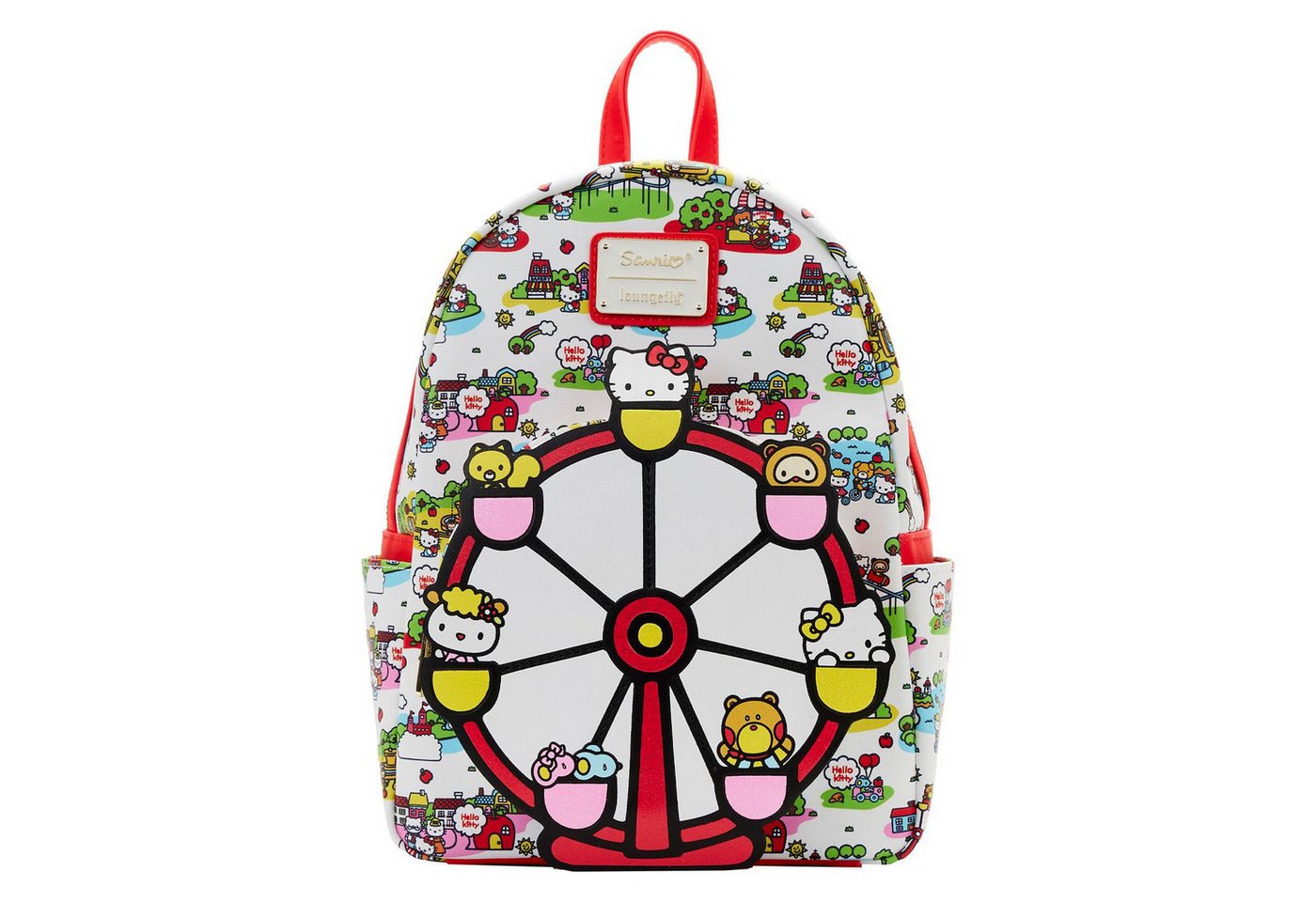 Loungefly Minirucksack Hello Kitty by Loungefly Rucksack HK & Friends Carnival (1-tlg), hochwertig und detailliert von Loungefly