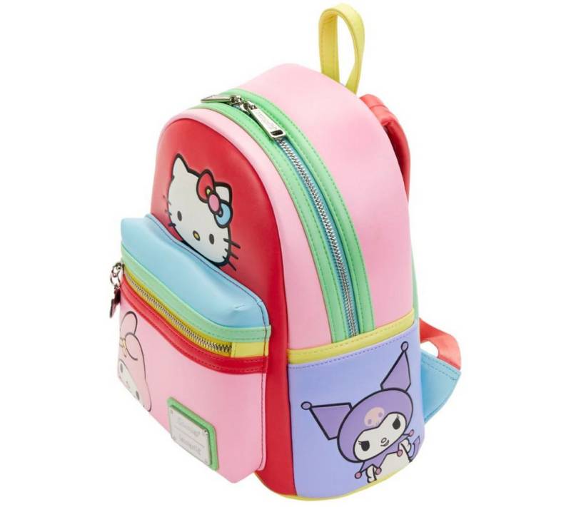 Loungefly Minirucksack Loungefly - Minirucksack Sanrio - Hello Kitty And Friends Color Block (1-tlg), hochwertig und Detailliert von Loungefly