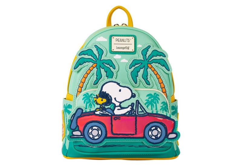 Loungefly Minirucksack Peanuts by Loungefly Mini Rucksack Snoopy Road Trip (1-tlg), hochwertig und detailliert von Loungefly