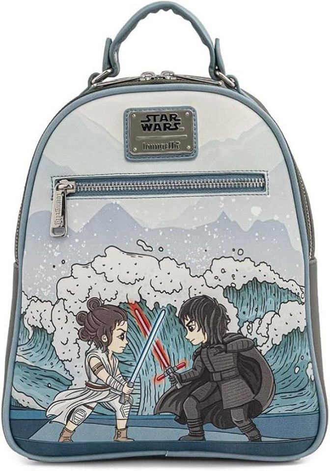 Loungefly Minirucksack Star Wars by Loungefly Rucksack Kylo Rey Mixed Emotions (1-tlg), hochwertig und detailliert von Loungefly