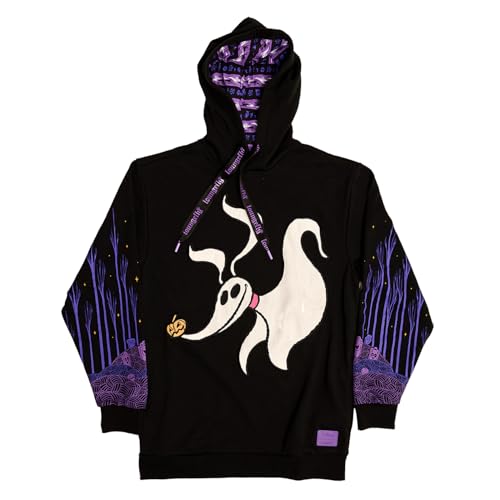 Loungefly Nightmare Before Christmas Zero Hearts Hoodie Large von Loungefly