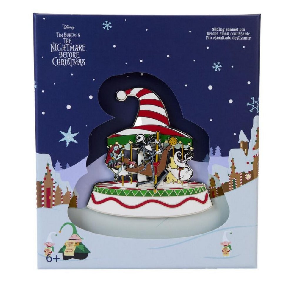 Loungefly Pins Disney Nightmare Before Christmas Town Carousel enamel pin von Loungefly