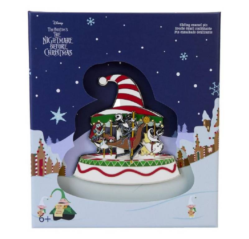 Loungefly Pins Disney Nightmare Before Christmas Town Carousel enamel pin von Loungefly