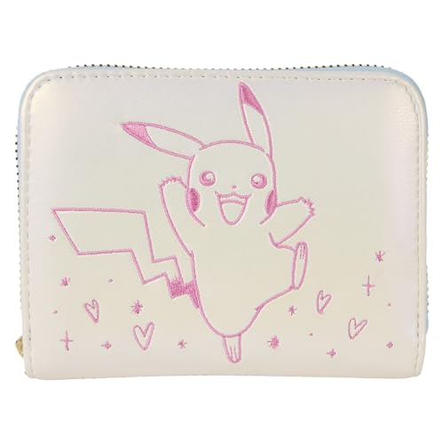 Loungefly Pokémon Pikachu Geldbörse mit umlaufendem Reißverschluss von Loungefly