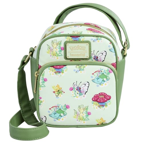 Loungefly Pokémon Typ Pflanze Umhängetasche, bunt von Loungefly