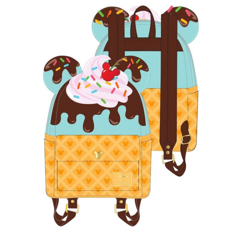 Loungefly Rucksack Disney by Loungefly Rucksack Mickey and Minnie Sweets Ice Cream von Loungefly