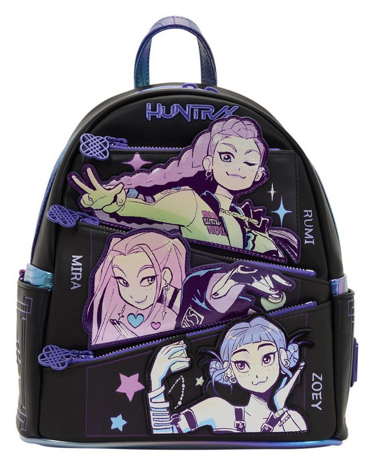 Loungefly Rucksack KPop Demon Hunters by Loungefly Mini-Rucksack Huntrix von Loungefly