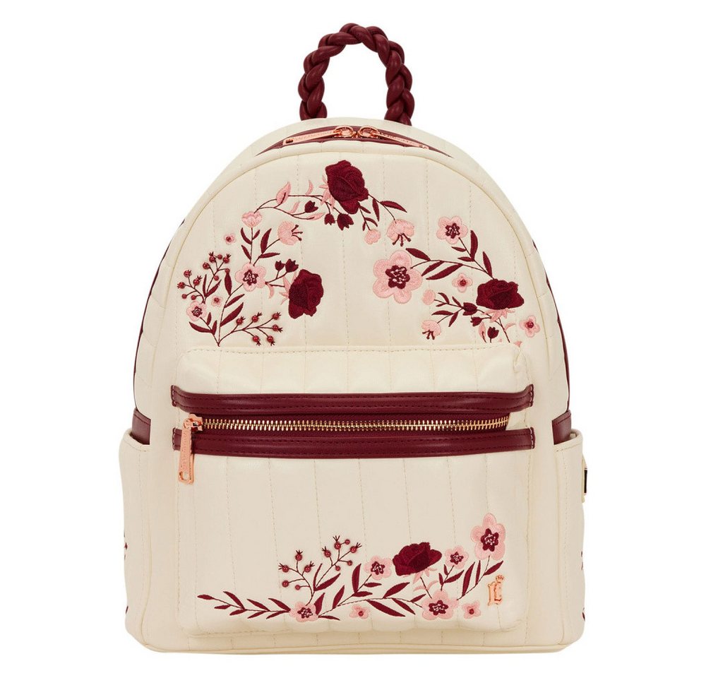 Loungefly Rucksack Loungefly Midi-Rucksack Cream & Red Floral von Loungefly