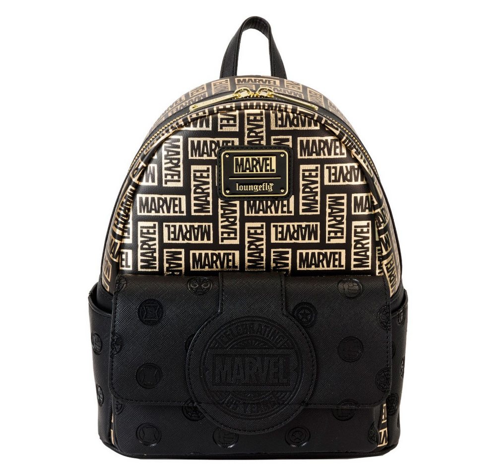 Loungefly Rucksack Marvel by Loungefly Mini-Rucksack Logo von Loungefly