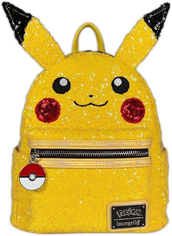 Loungefly Rucksack Pokemon by Loungefly Mini Rucksack World 1-1 Sequin Pikachu Cosplay von Loungefly