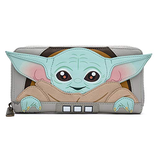 Loungefly Star Wars Baby Yoda in Crib The Mandalorian Wallet Gr. Einheitsgröße, Multi von Loungefly