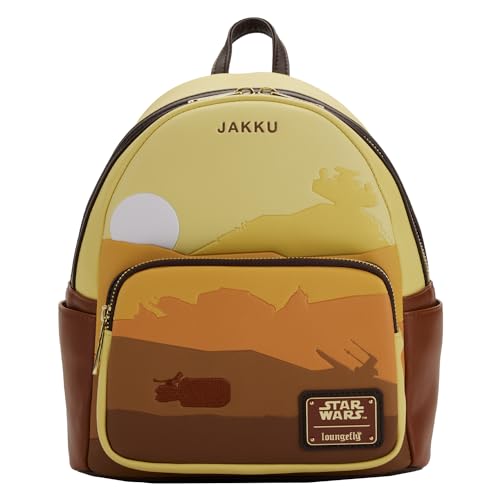 Loungefly Star Wars Lands Jakku Damen Schultertasche mit doppeltem Riemen, mehrfarbig, Einheitsgröße, Mehrfarbig, EinheitsgröÃŸe von Loungefly