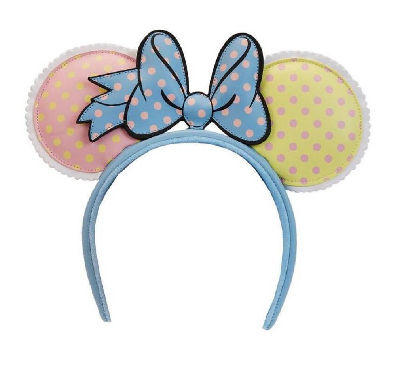Loungefly Stirnband Disney Minnie Mouse Pastel Polka Dot ear Stirnband von Loungefly