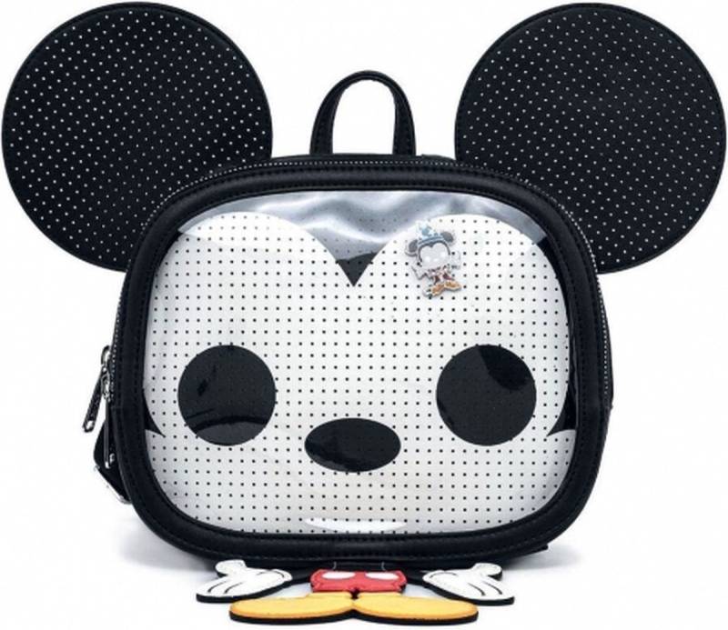 Loungefly Umhängetasche Disney POP! by Loungefly Rucksack Mickey Mouse Pin Trader Cosplay (1-tlg), Hochwertig und Detailliert von Loungefly