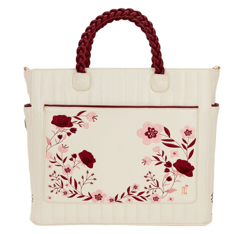 Loungefly Umhängetasche Loungefly Umhängetasche Figural Cream & Red Floral von Loungefly