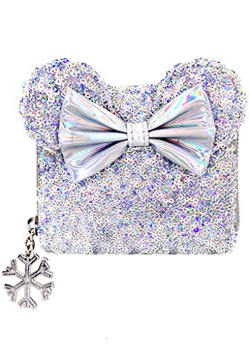 Loungefly X LASR Exclusive Disney Holographic Sequin Minnie Wallet von loungefly