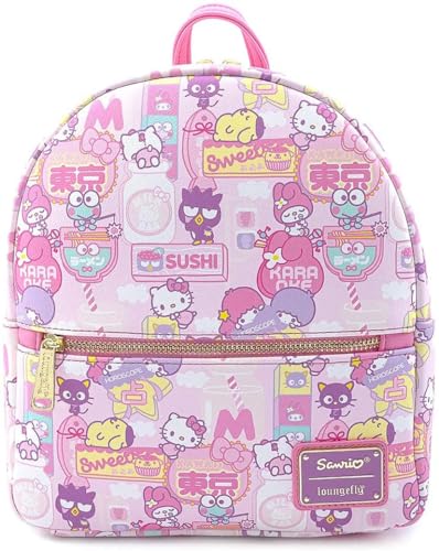 Loungefly X Sanrio Hello Kitty Kawaii Convertible Mini Backpack von Loungefly