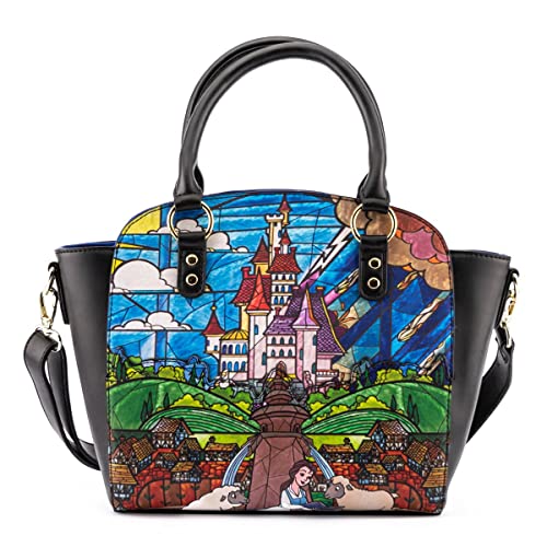 Loungefly x Disney Beauty and the Beast Princess Castle Series Crossbody Purse von Loungefly
