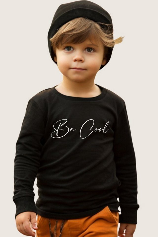Lounis Langarmshirt Be Cool - Kinder Langarmshirt - Shirt mit Spruch - Babys & Kleinkinder Baumwolle von Lounis