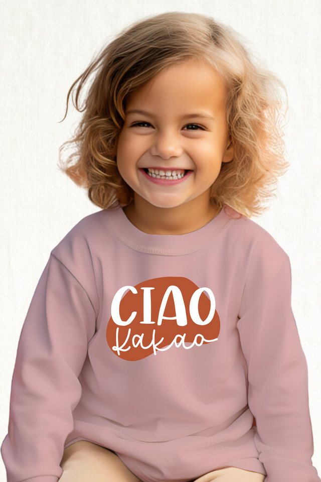 Lounis Langarmshirt Ciao Kakao - Kindershirt - Babys und Kinder - 100% Bio-Baumwolle von Lounis