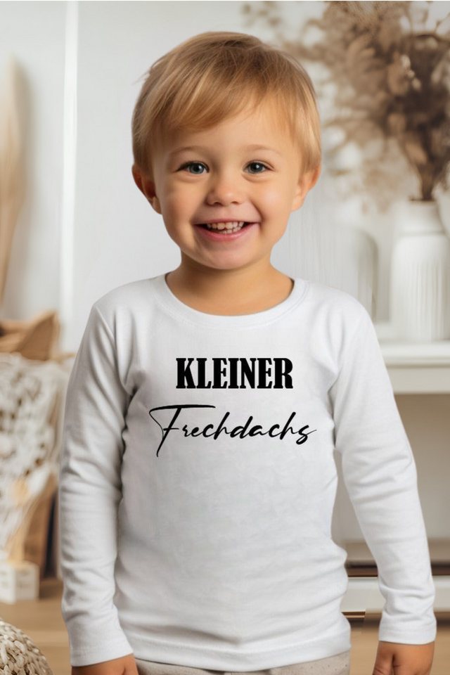 Lounis Langarmshirt Kleiner Frechdachs - Kinder Langarmshirt - Shirt mit Spruch - Babys Baumwolle von Lounis