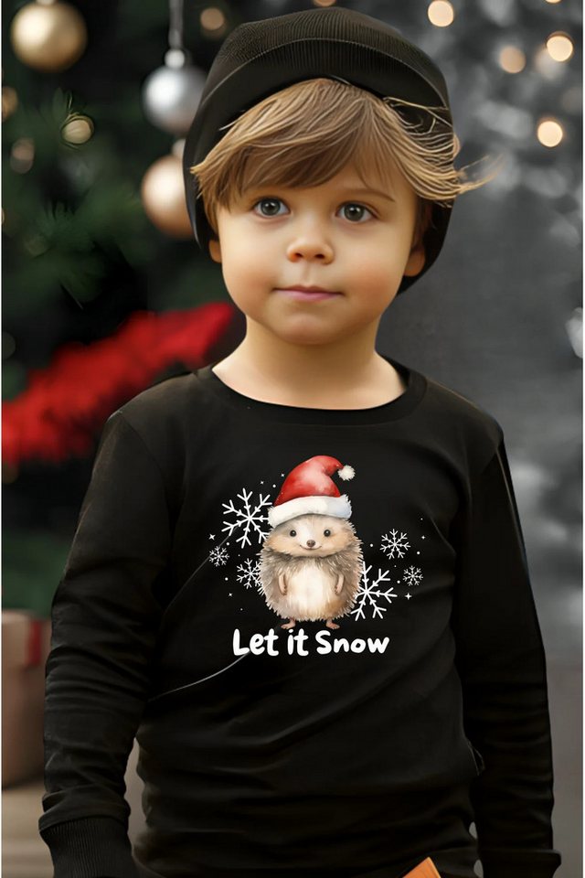 Lounis Langarmshirt Let It Snow - Langarmshirts für Kinder – Festliche Weihnachtsmode von Lounis