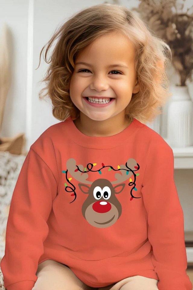 Lounis Langarmshirt Rentier - Langarmshirt für Kinder – Festliche Weihnachtsmode von Lounis
