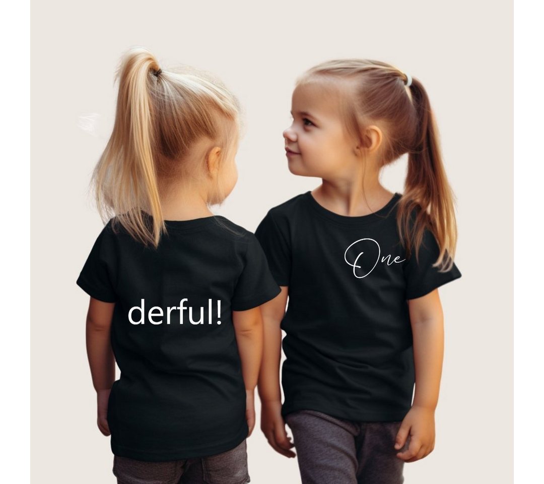 Lounis Print-Shirt Onderful - Kinder T-Shirt - Shirt mit Spruch - Kindermode von Lounis