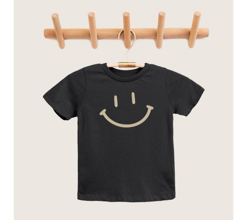 Lounis Print-Shirt Smiley - Kinder T-Shirt - Shirt mit Spruch - Kindermode Baumwolle von Lounis