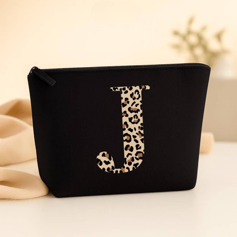 Kosmetiktasche Mit "Leo" Initial | Kosmetikbeutel Namen Filztasche Name Weihnachtsgeschenk von LounisShop