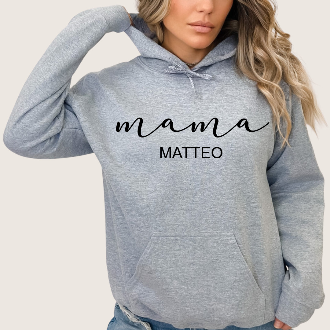 Personalisierter Mama Hoodie | Mom Sweater Mit Kindernamen & Geburtsjahr Geschenk Geburt, Werdende Mütter, Weihnachtsgeschenk, Muttertag von LounisShop
