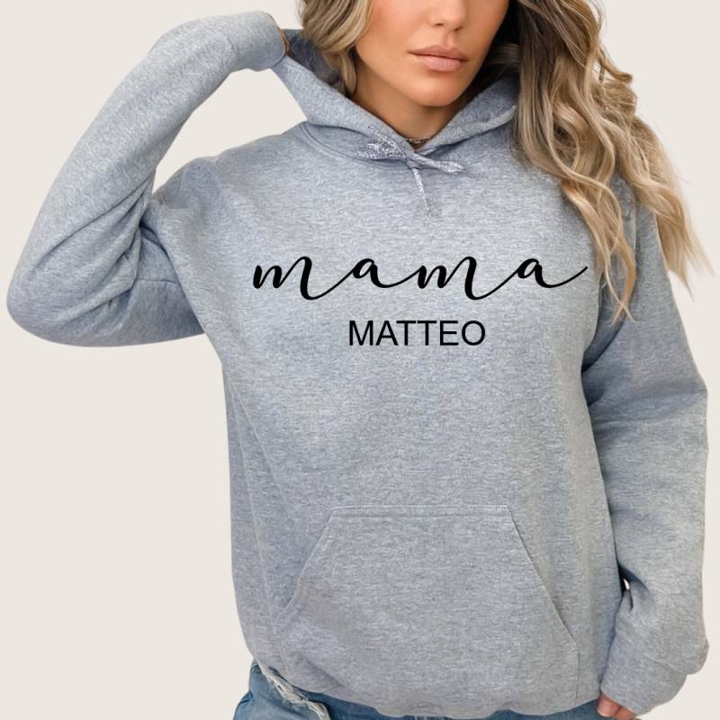 Personalisierter Mama Hoodie | Mom Sweater Mit Kindernamen & Geburtsjahr Geschenk Geburt, Werdende Mütter, Weihnachtsgeschenk, Muttertag von LounisShop