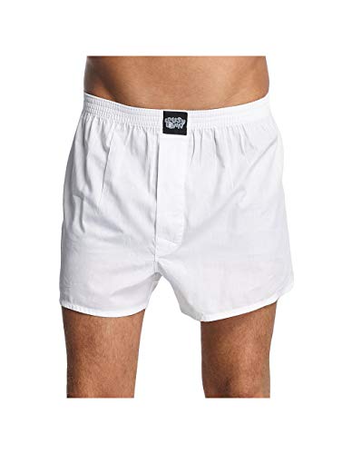 Lousy Livin Underwear Herren Boxershorts Plain White Gr. L von Lousy Livin