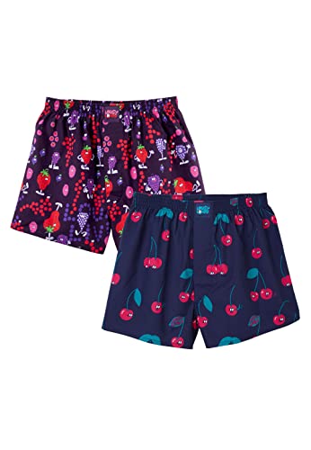 Lousy Livin 2pack Cherry & Berry Boxershorts (as3, Alpha, l, Regular, Regular) von Lousy Livin