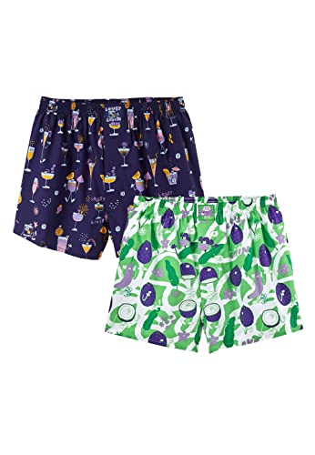 Lousy Livin 2pack Coconut & Coctails Boxershorts (as3, Alpha, l, Regular, Regular) von Lousy Livin