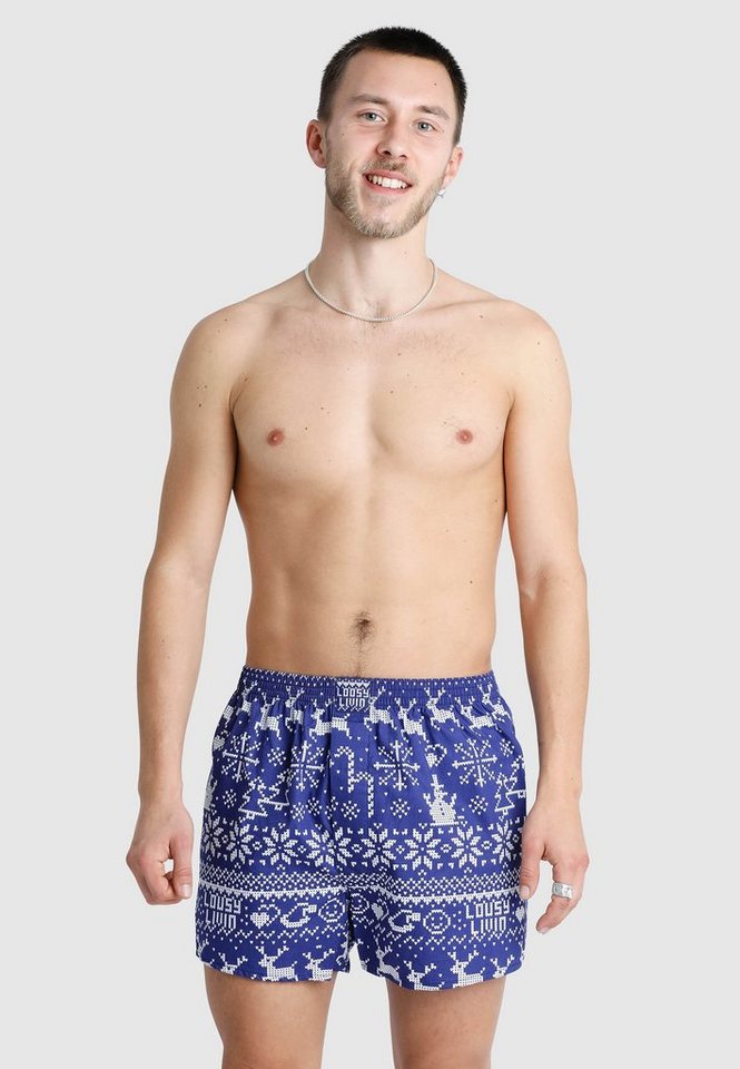 Lousy Livin Boxershorts 2Pack Scandi Boxershorts mit buntem Design von Lousy Livin