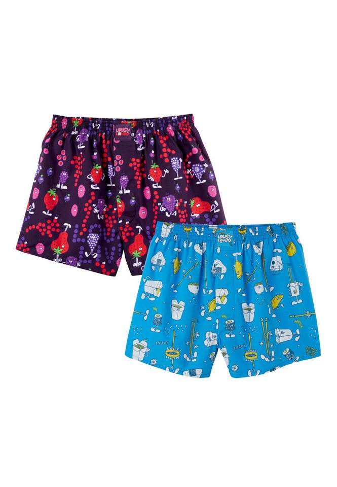 Lousy Livin Boxershorts Berry Lunch mit buntem Design von Lousy Livin
