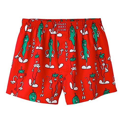 Lousy Livin Boxershorts Chilli (red) (L) von Lousy Livin