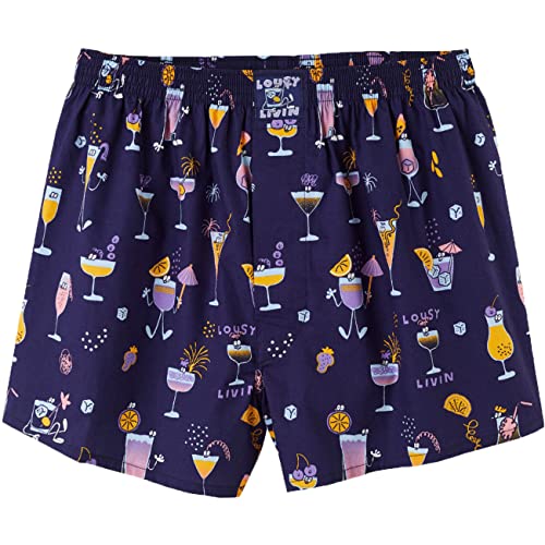 Lousy Livin Boxershorts Cocktails (Navy) (L) von Lousy Livin