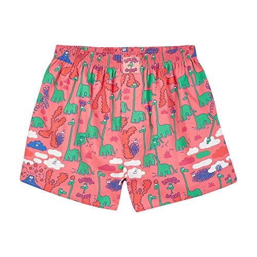 Lousy Livin Boxershorts Dinos (pink) M von Lousy Livin