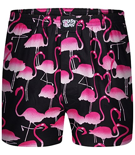 Lousy Livin Boxershorts Flamingos Black L von Lousy Livin